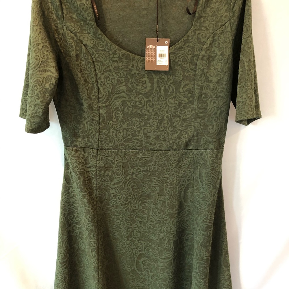 Forest green lightweight dress